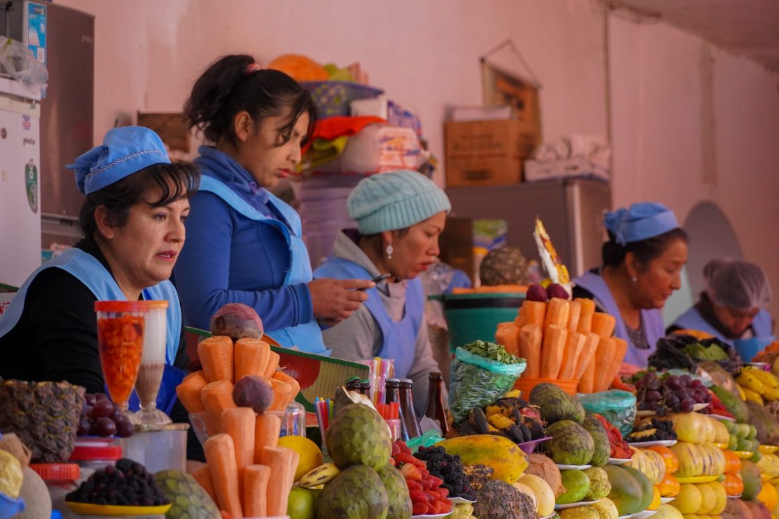Mercado central, Sucre, Bolivia
