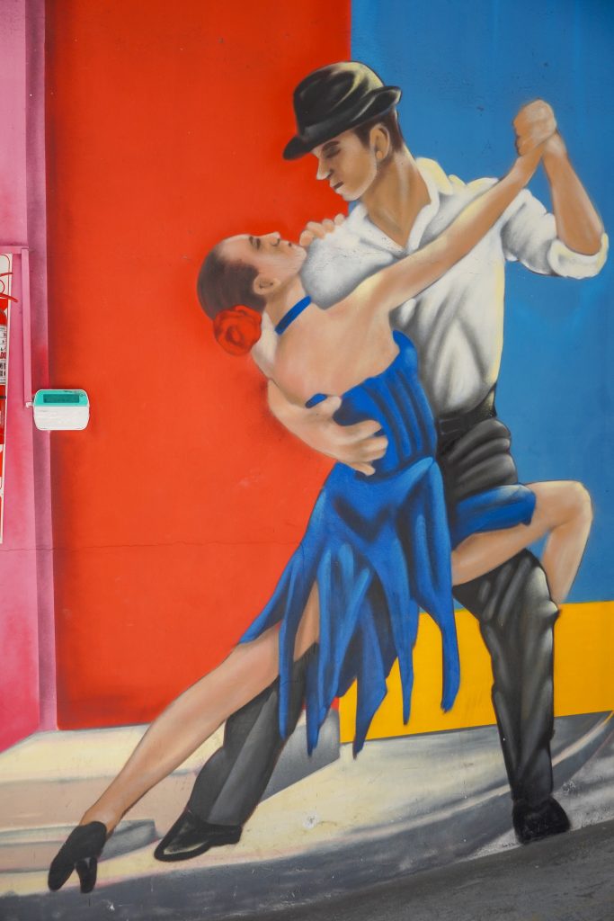 Tango street art buenos aires