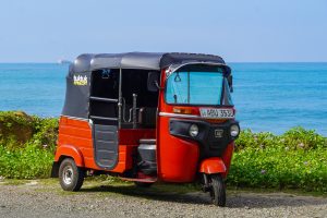Reisroute Sri Lanka met tuktuk