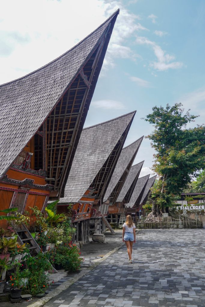 Batak huizen Lake Toba