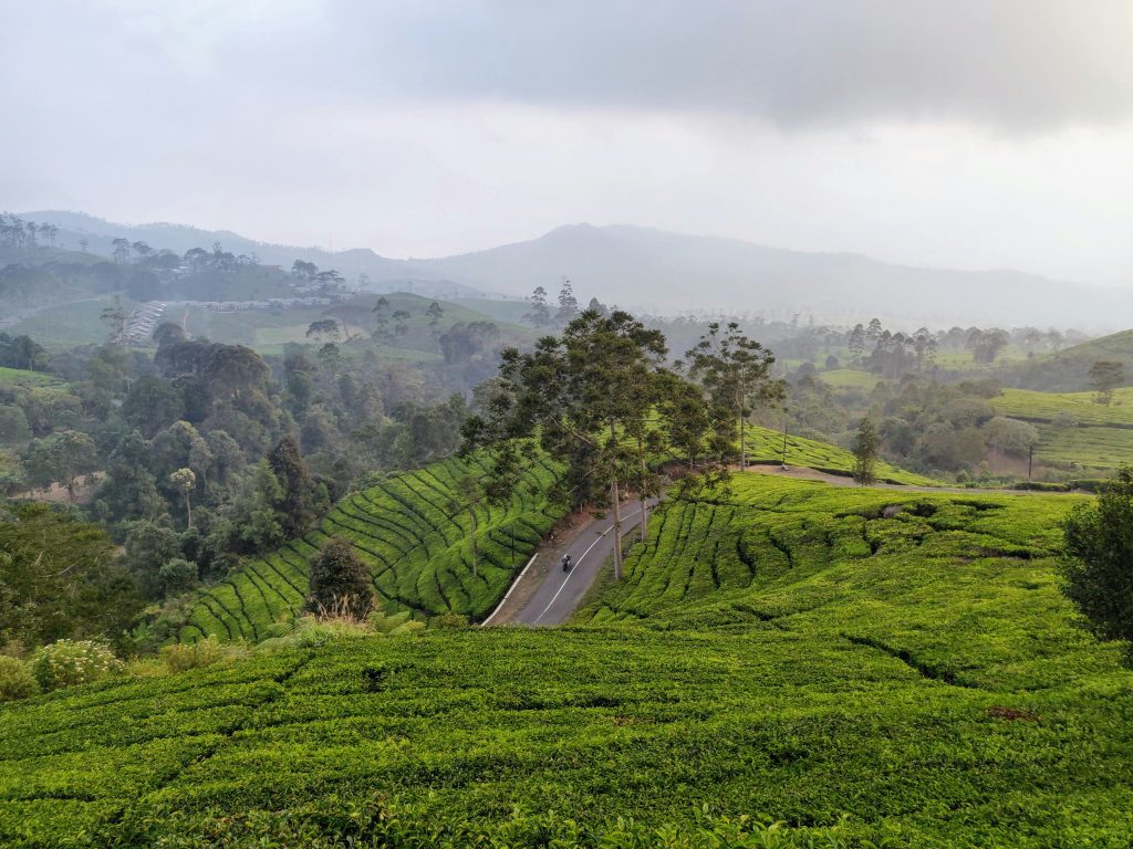 Bandung, reisroute Java