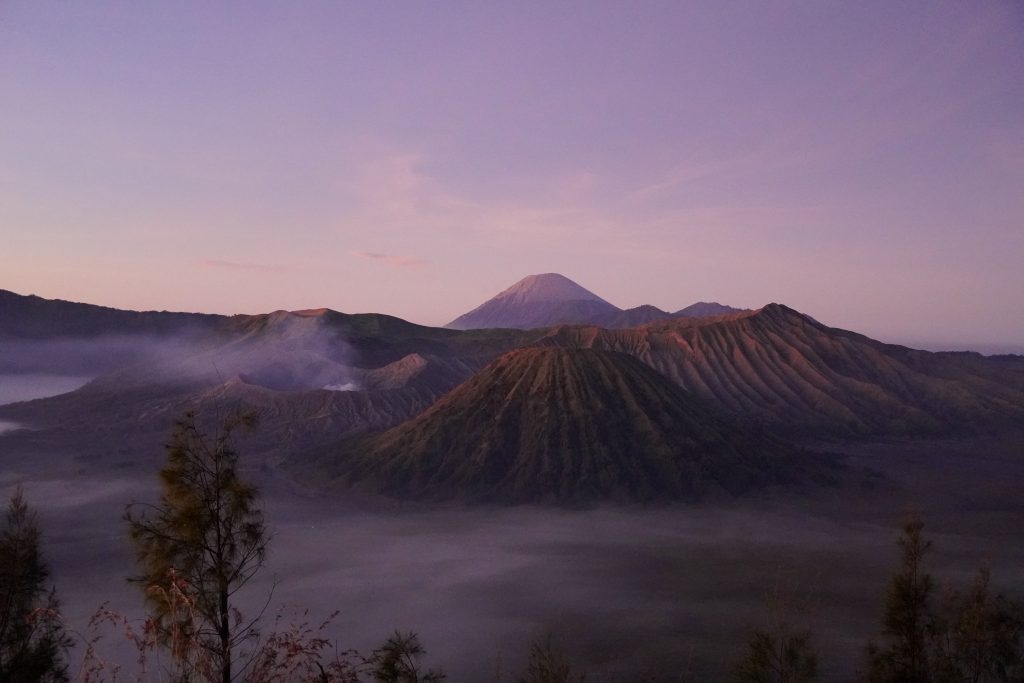 Bromo vulkaan, zonsopgang